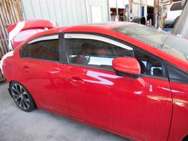 2014 Honda Civic SI Red Sedan 2.4L Vtec Mt #A24929